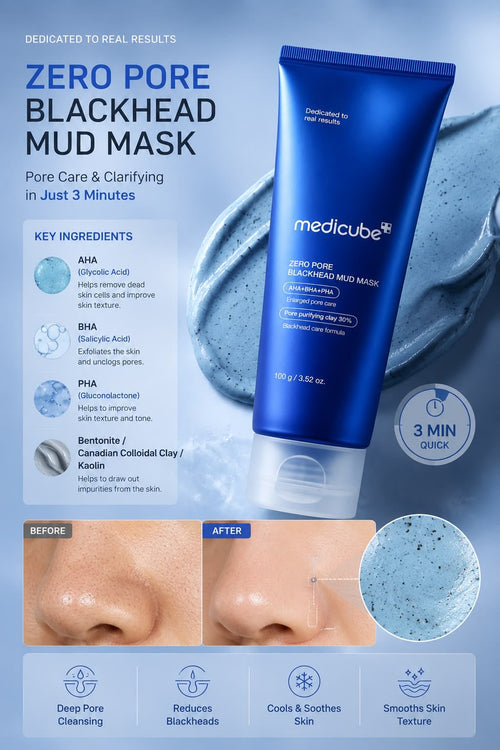 Medicube Zero Pore Blackhead Mud Mask